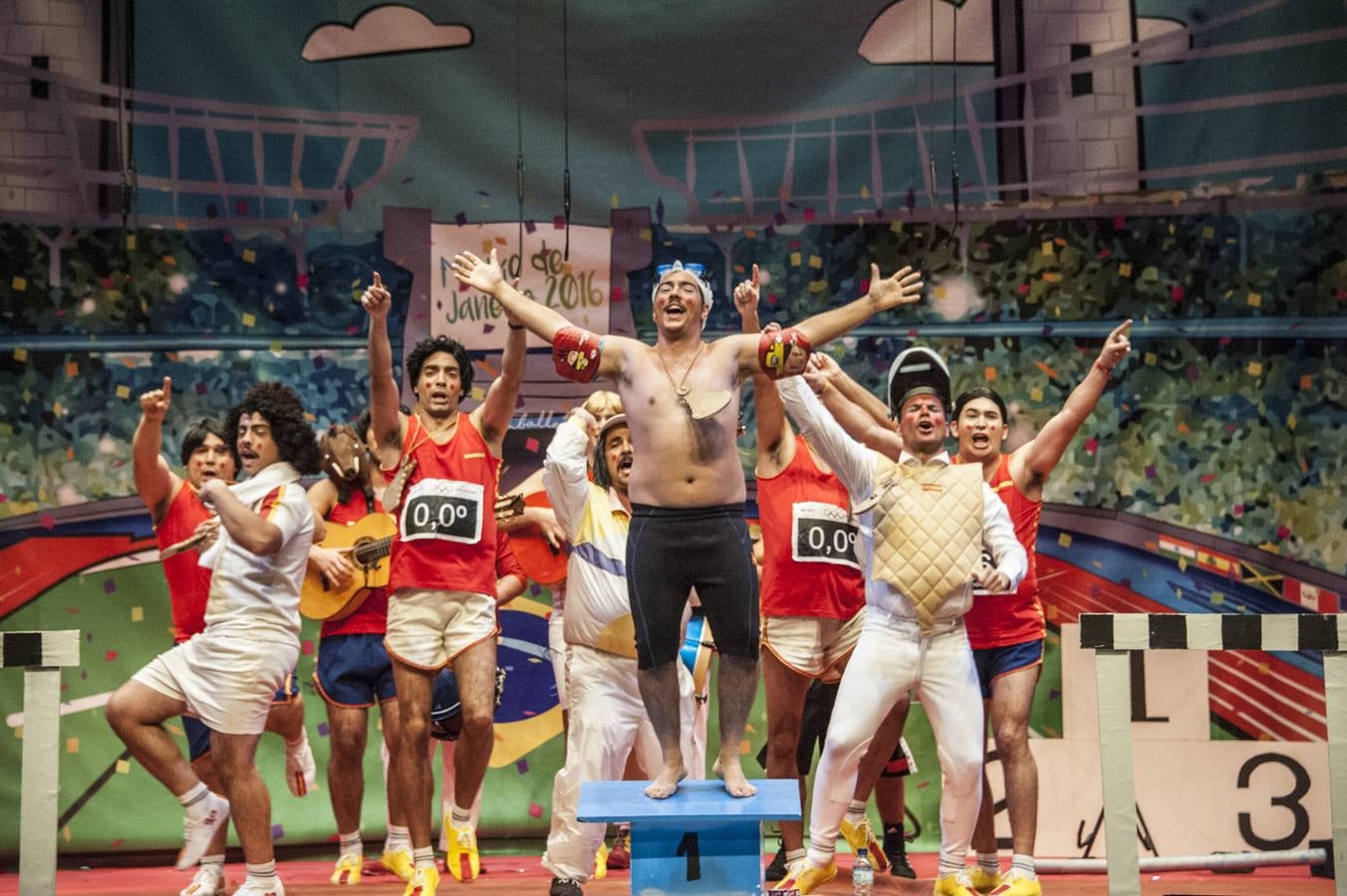 Los Camballotas en preliminares del Carnaval 2016