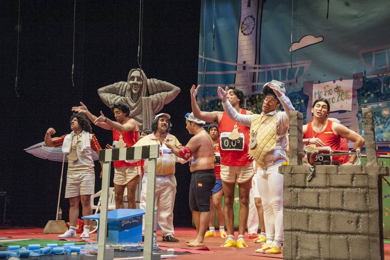 Los Camballotas en preliminares del Carnaval 2016