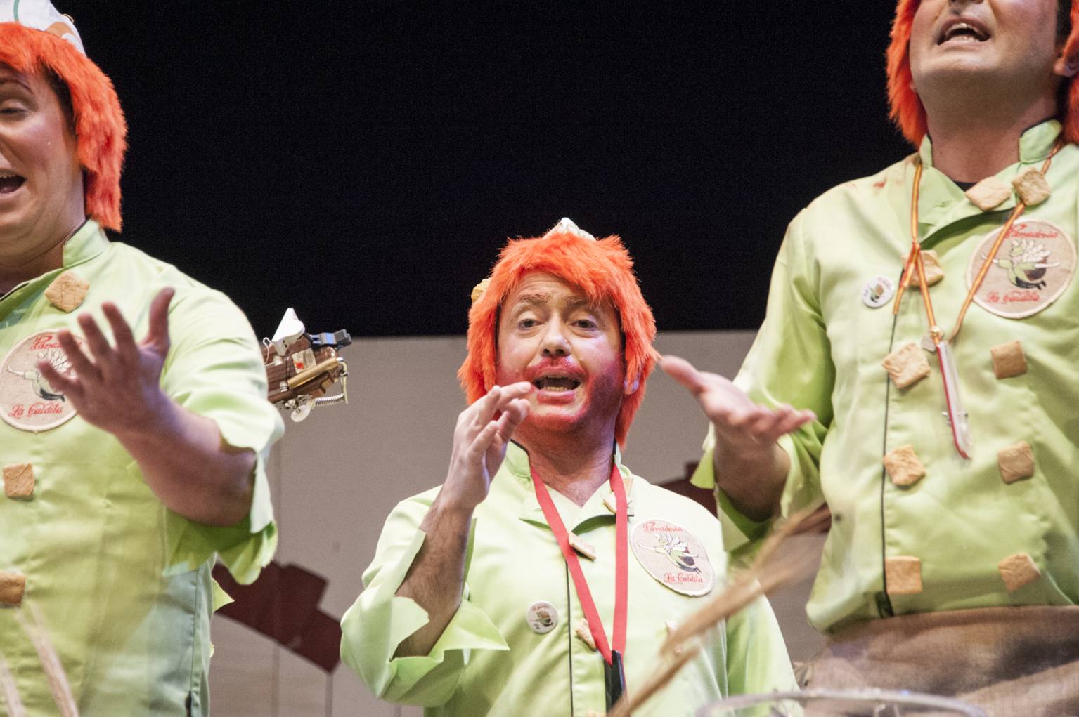 La Caidita, en preliminares del Carnaval de Badajoz en 2016