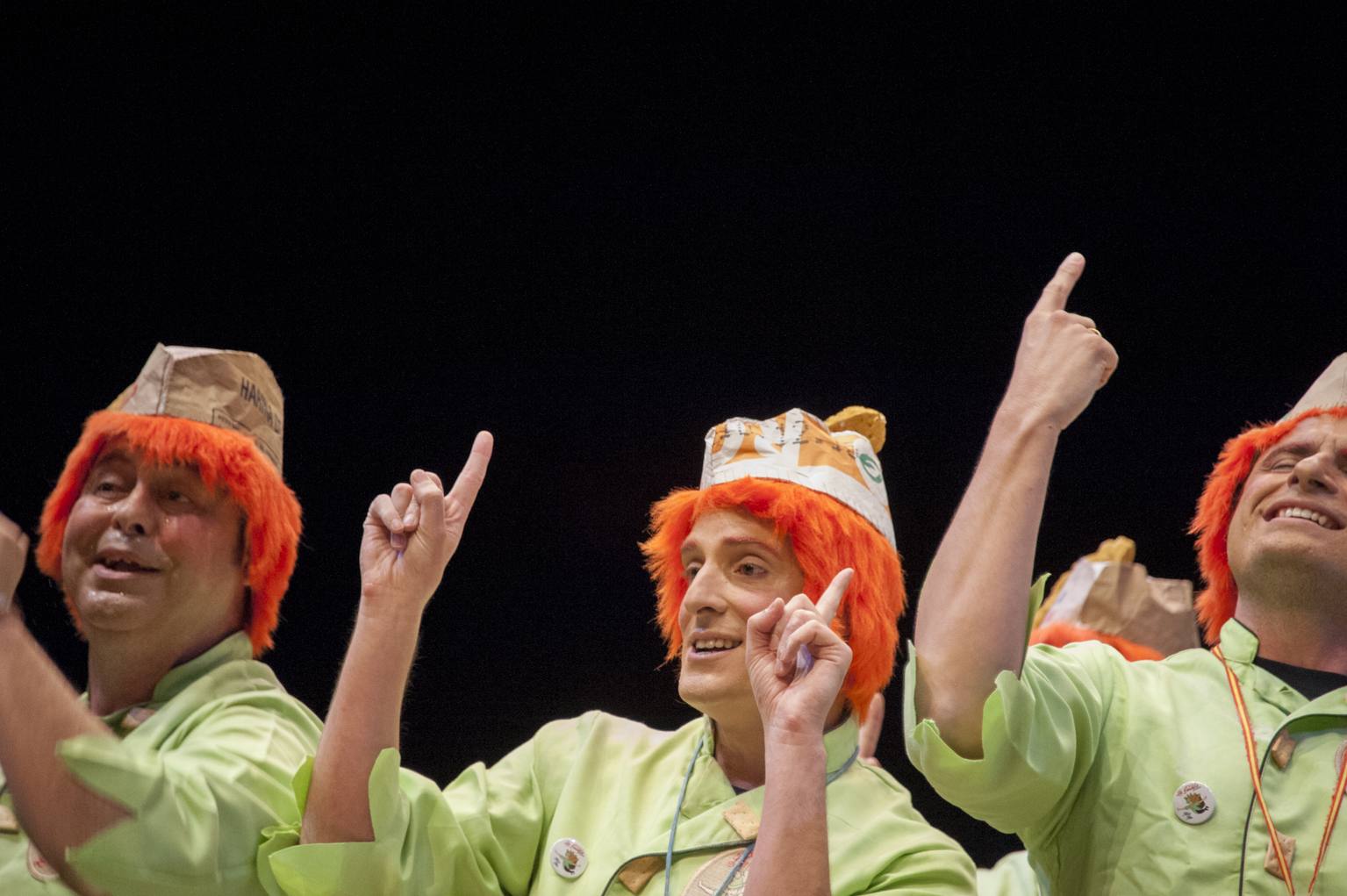 La Caidita, en preliminares del Carnaval de Badajoz en 2016