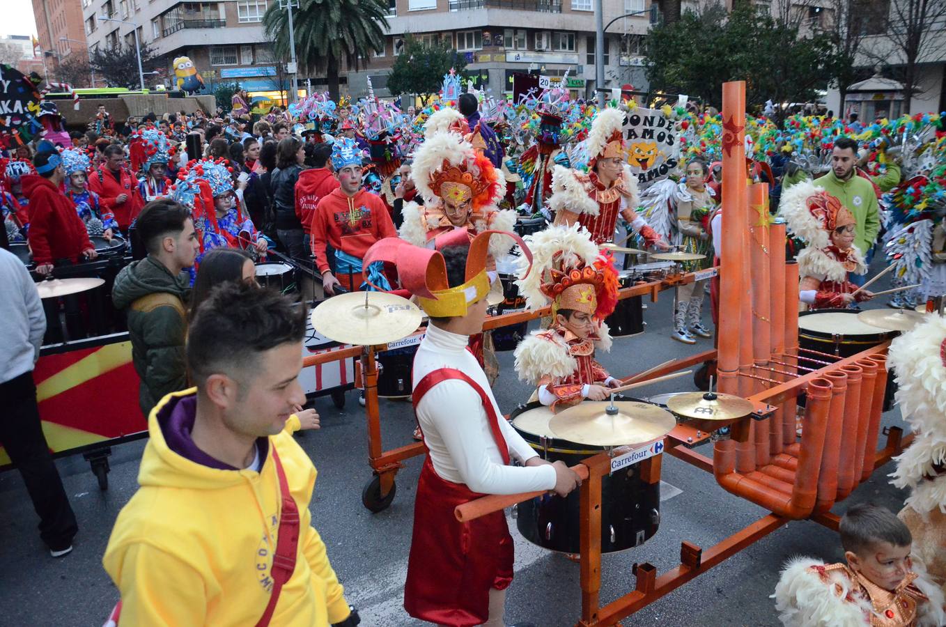 Fantasía en el desfile infantil