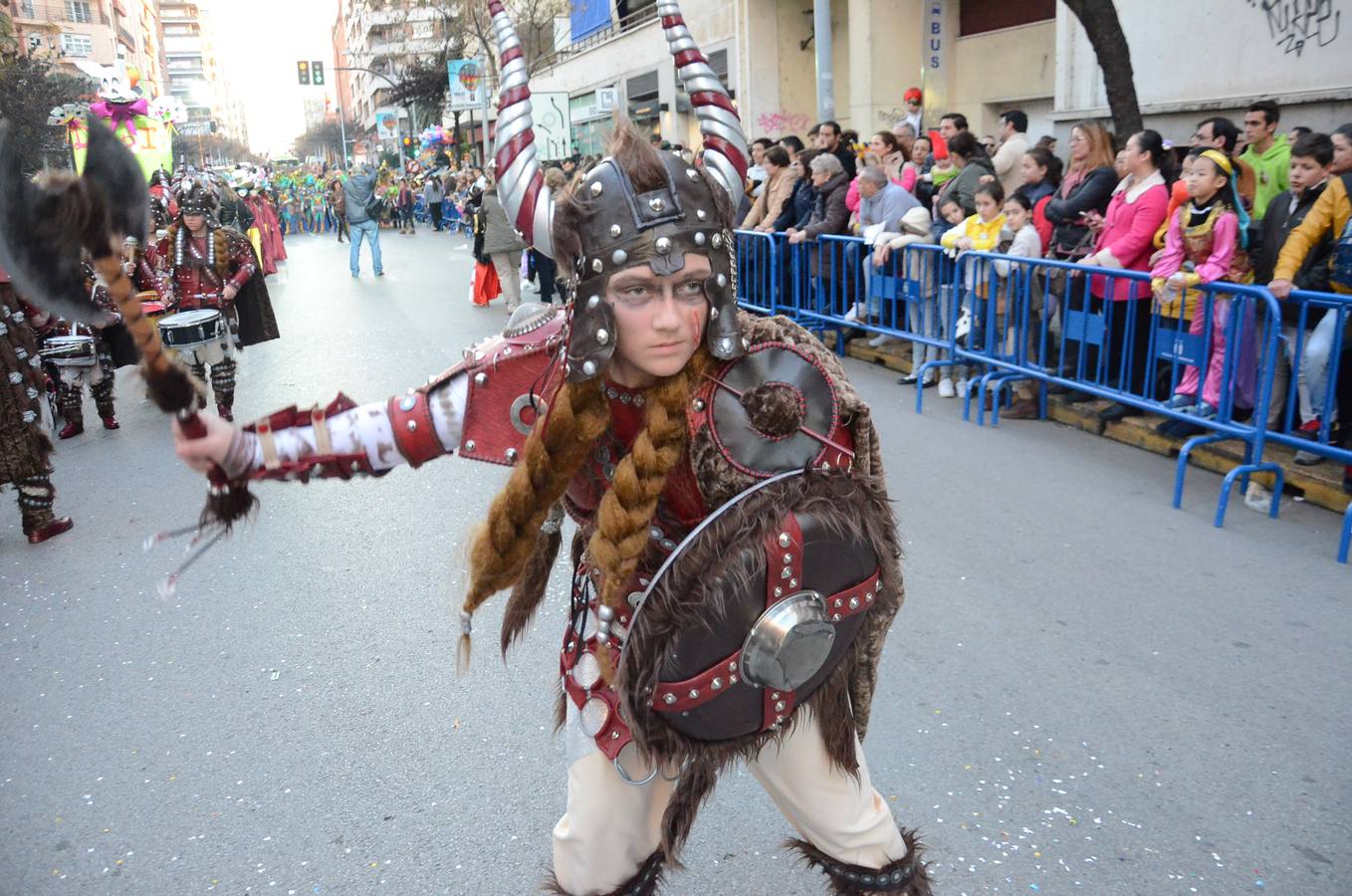 Fantasía en el desfile infantil