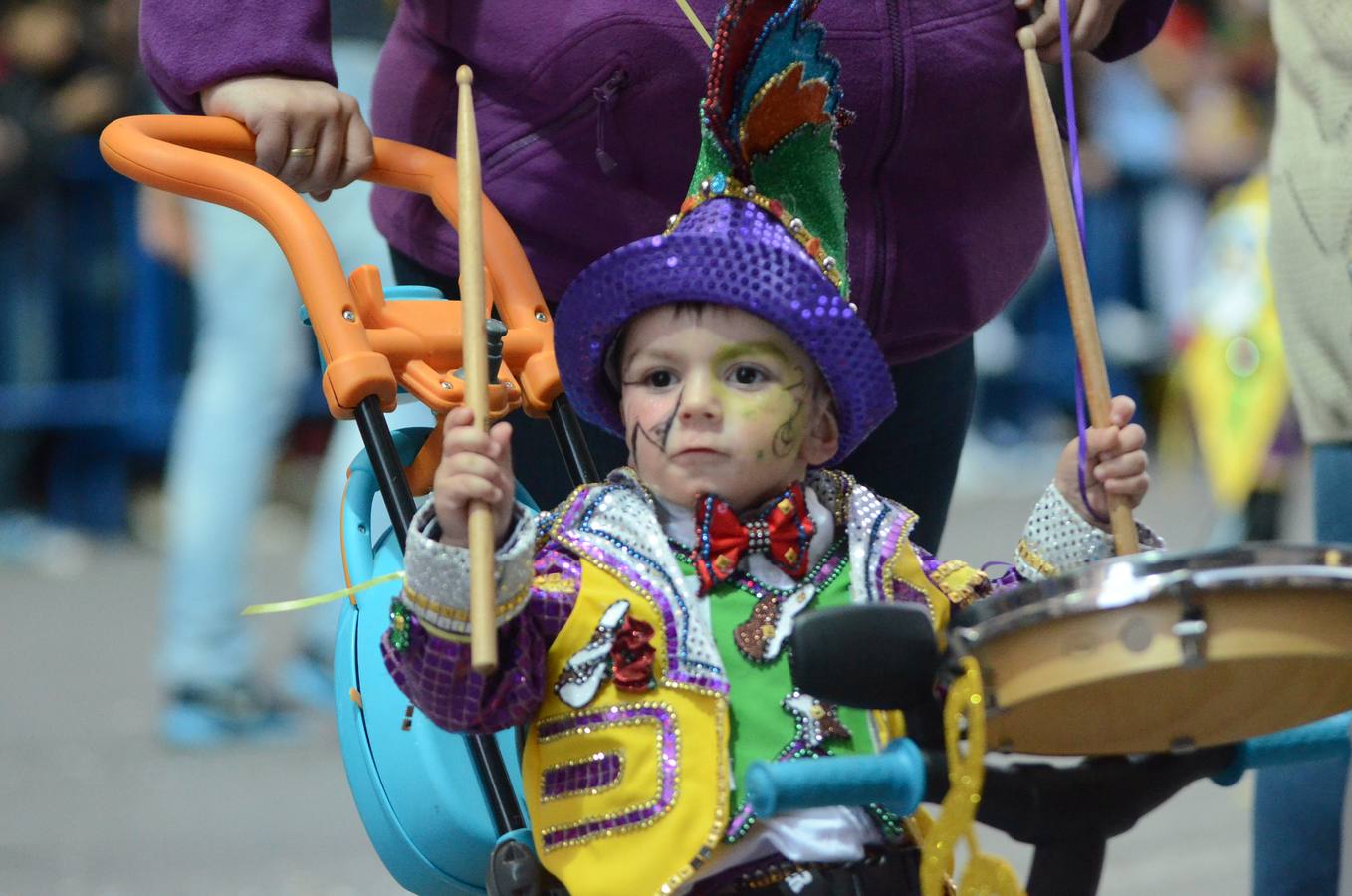 Fantasía en el desfile infantil