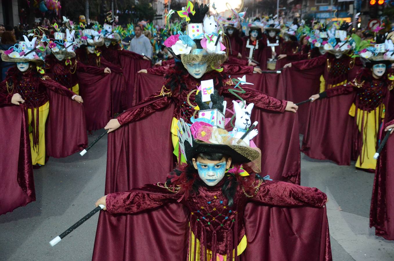 Fantasía en el desfile infantil