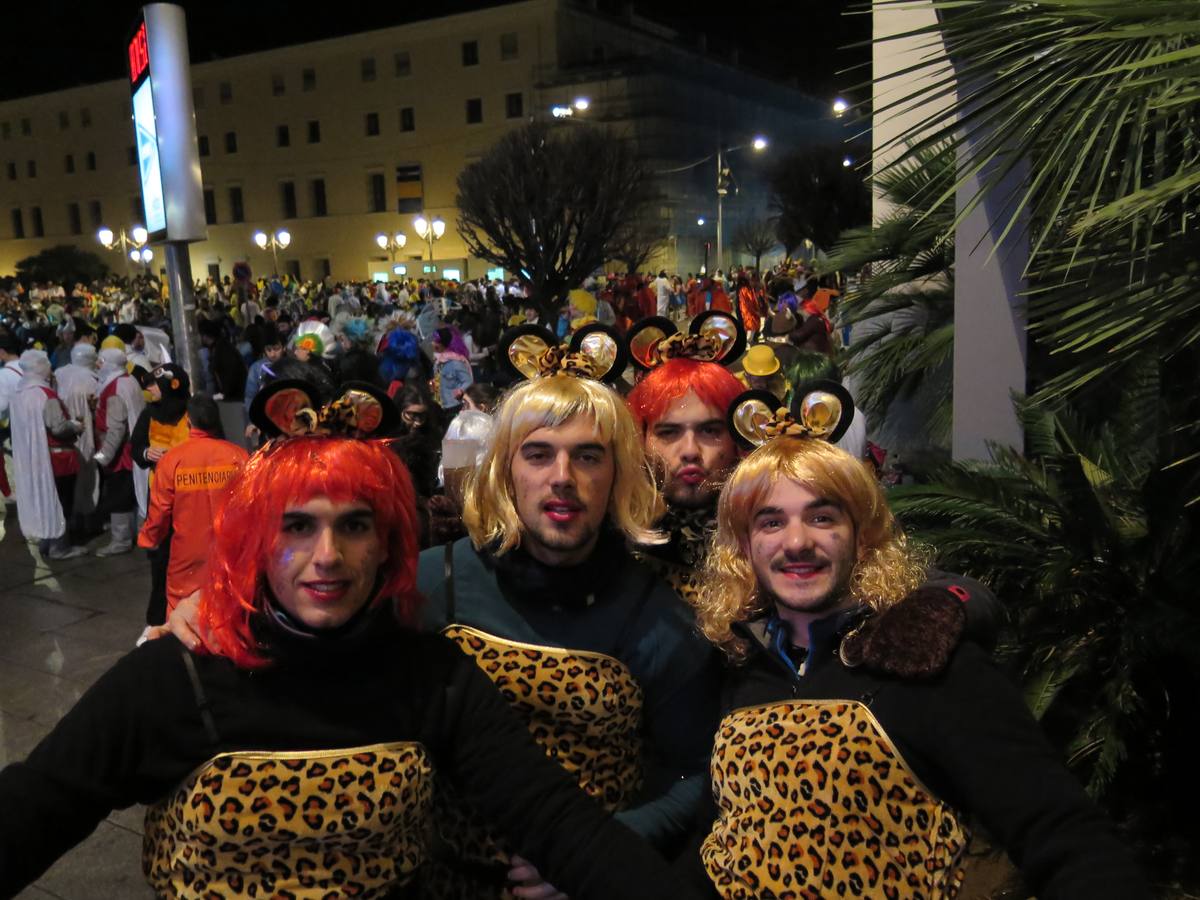 Noche de sábado de Carnaval en Badajoz