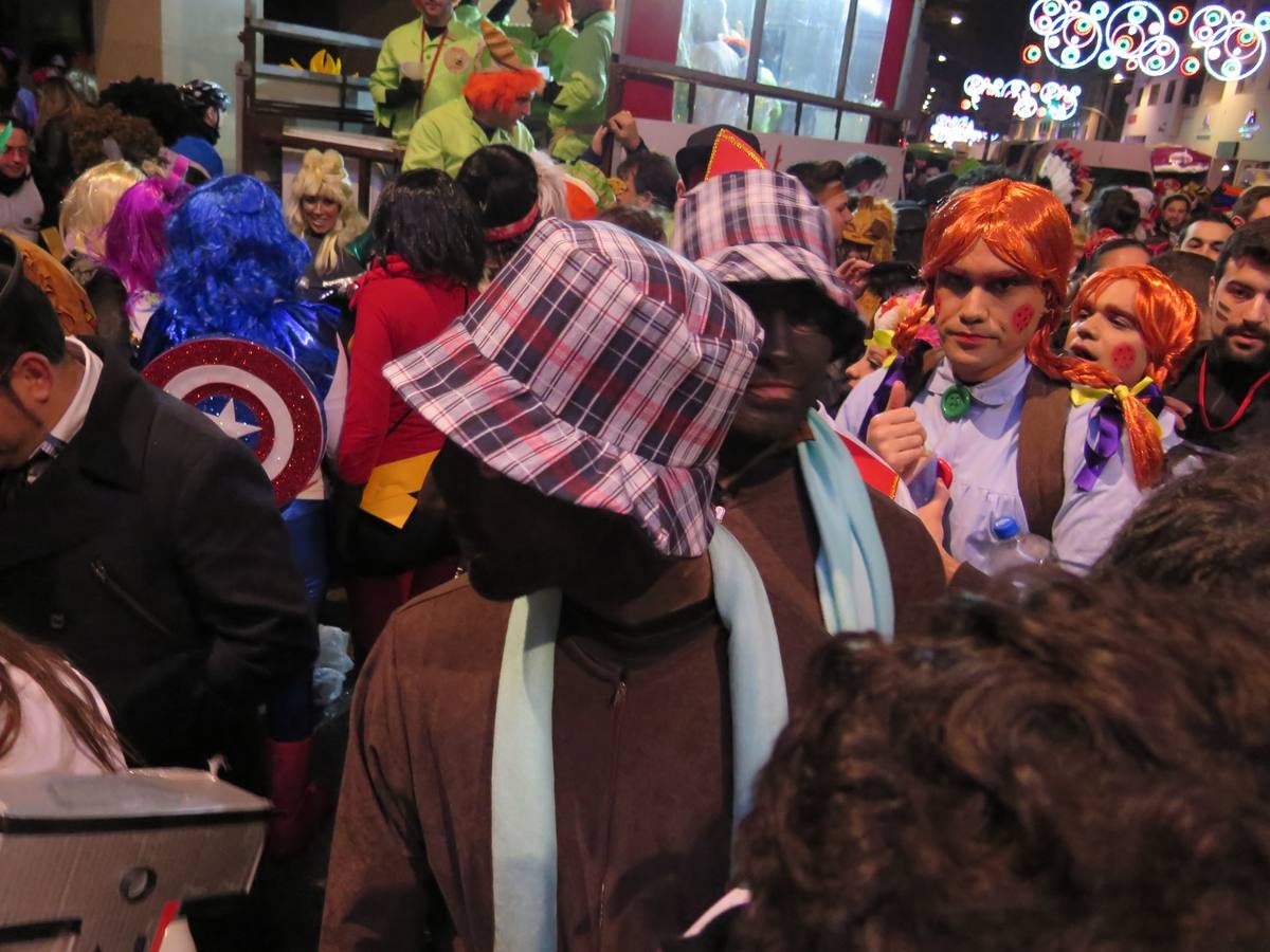 Noche de sábado de Carnaval en Badajoz