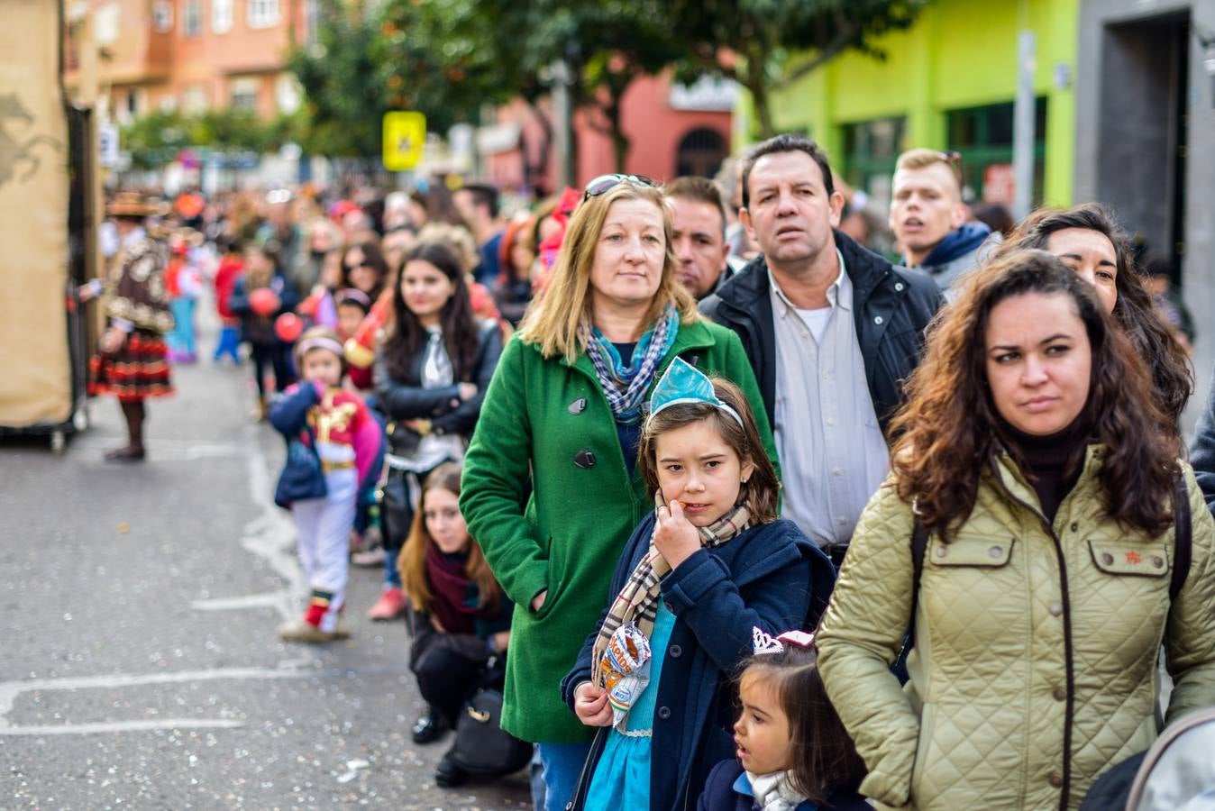 Ambiente en el desfile de comparsas de Badajoz 2016