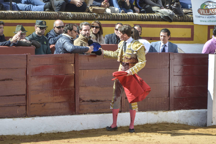 Firmeza del extremeño Ginés Marín, preparado para afrontar nuevos retos