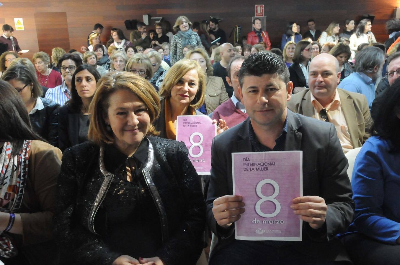 Acto Internacional del Día de la Mujer en la Asamblea de Extremadura. Foto: Brígido Fernández