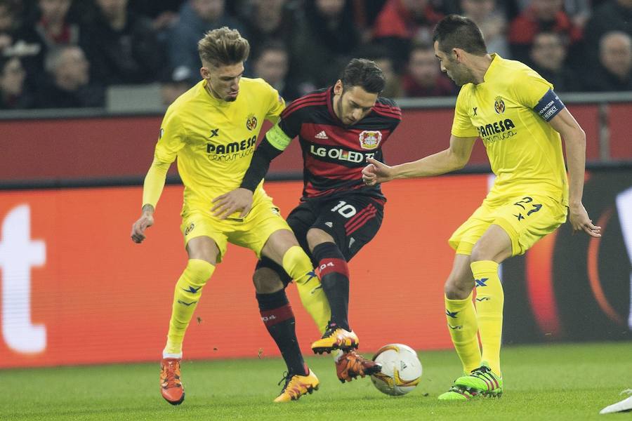 Las mejores imágenes del Bayer Leverkusen - Villarreal