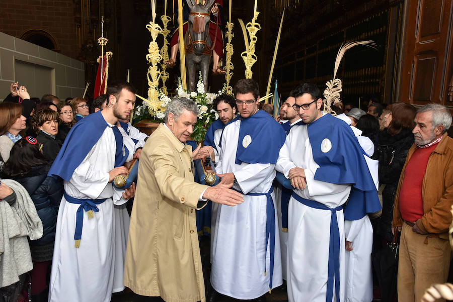 Suspendida por la lluvia la procesión de la Borriquita