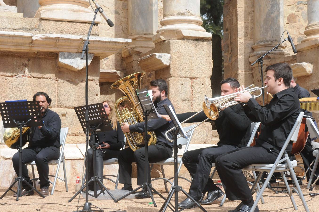 Representación de la obra &#039;Los siete contra Tebas&#039; dentro del festival grecolatino de Mérida