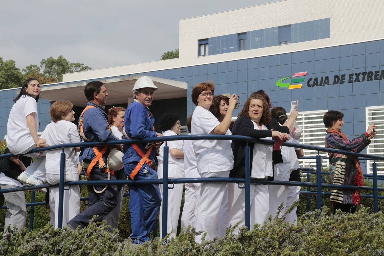 Simulacro de incendio en la residencia de alzheimer