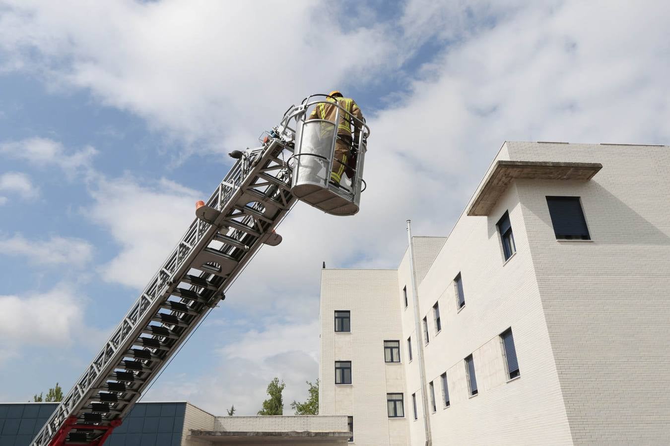 Simulacro de incendio en la residencia de alzheimer