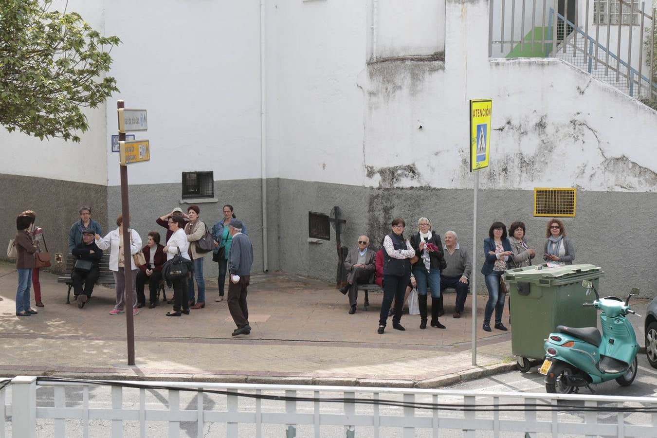 Simulacro de incendio en la residencia de alzheimer