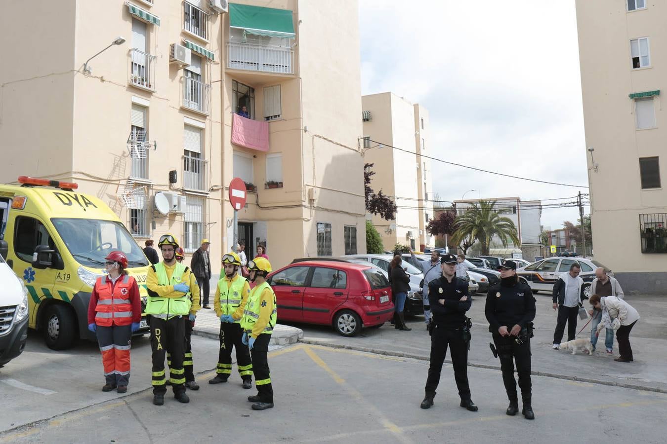 Simulacro de incendio en la residencia de alzheimer