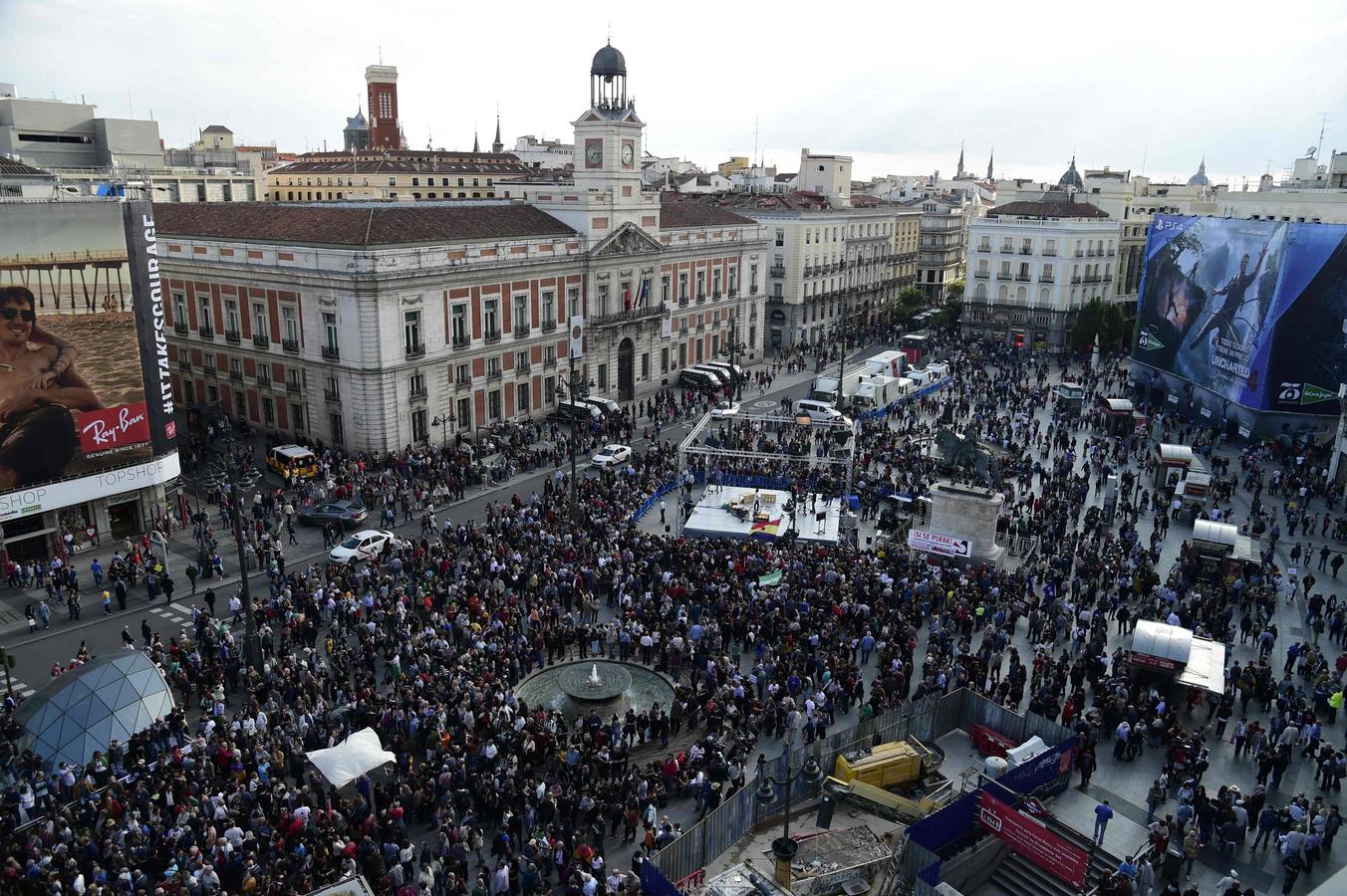 El 15M regresa a Sol cinco años después
