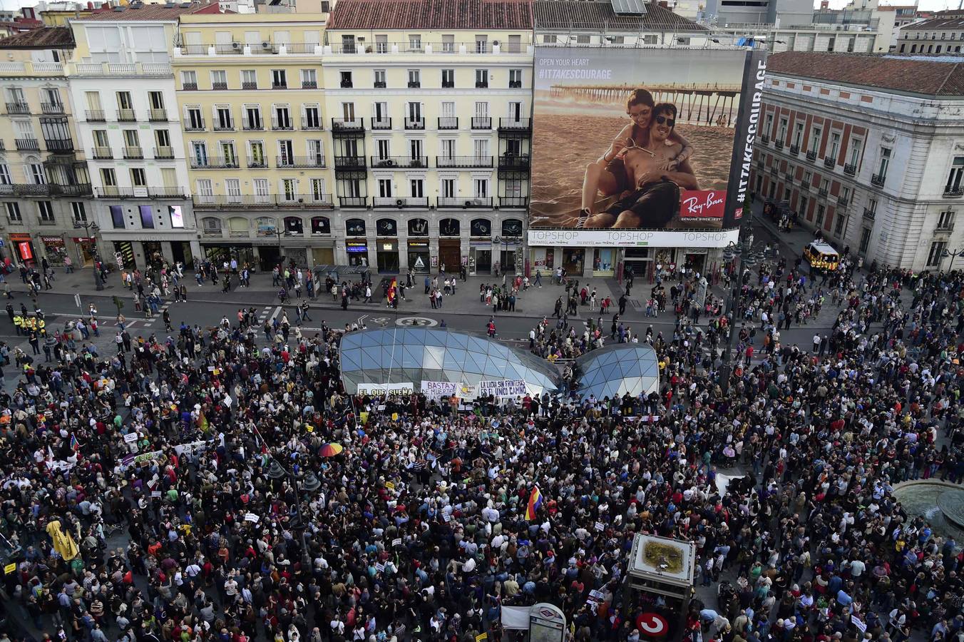 El 15M regresa a Sol cinco años después