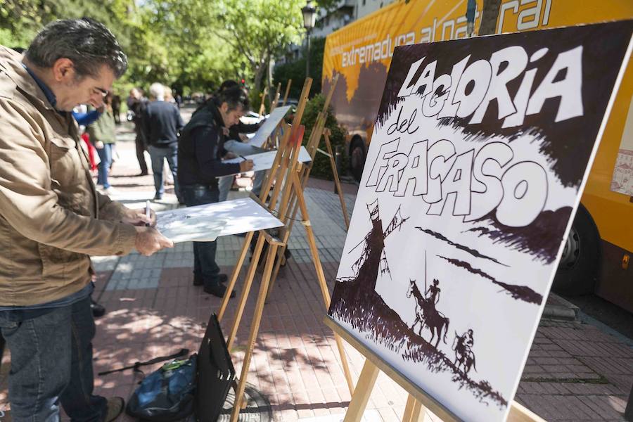 Elaboración de un cómic en Cánovas sobre la vida de Cervantes