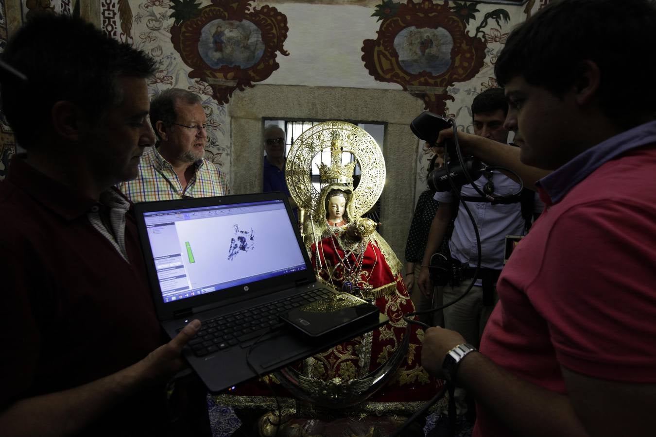 La Virgen de la Montaña escaneada en 3D