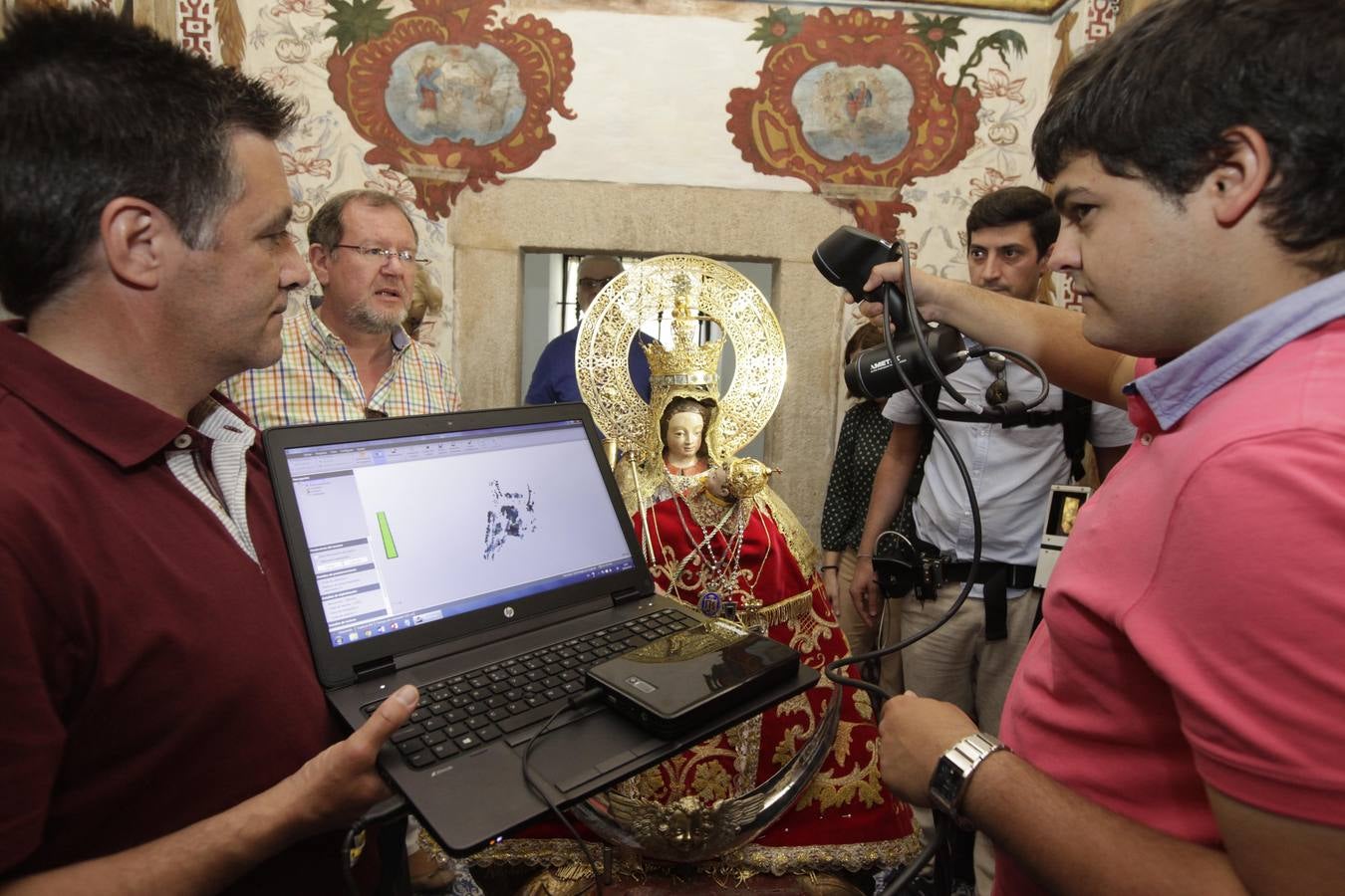 La Virgen de la Montaña escaneada en 3D