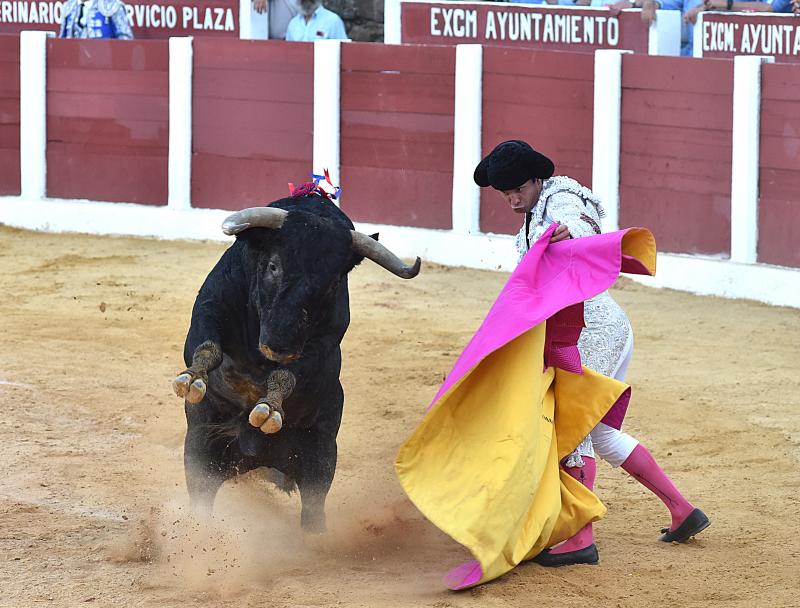 Sólo Juan del Álamo pudo aprovechar una complicada victorinada en Plasencia