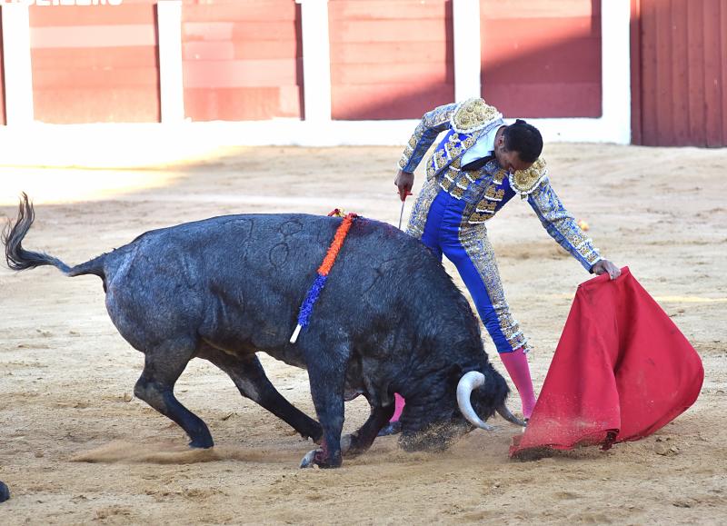 Sólo Juan del Álamo pudo aprovechar una complicada victorinada en Plasencia