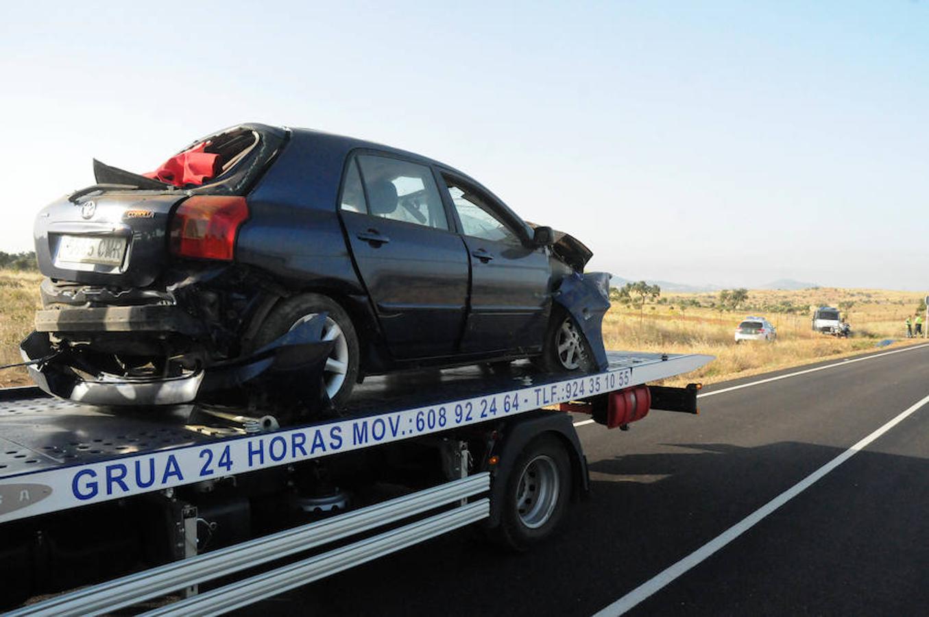 Dos hombres mueren en un accidente de tráfico en Valverde
