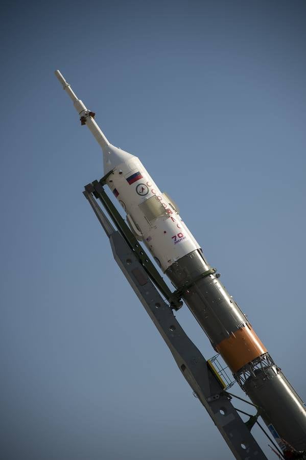Preparativos para el lanzamiento de la SOYUZ MS-01
