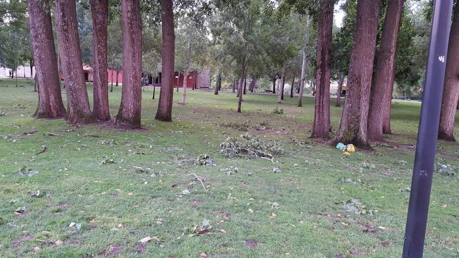 Una fuerte tormenta provoca el caos en Plasencia