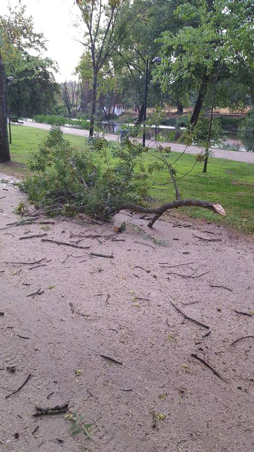 Una fuerte tormenta provoca el caos en Plasencia