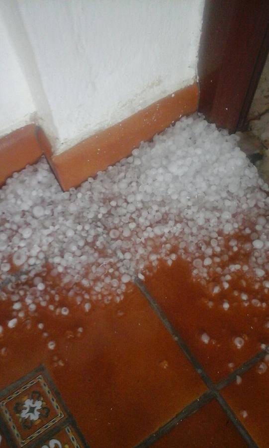 Granizo en Campanario