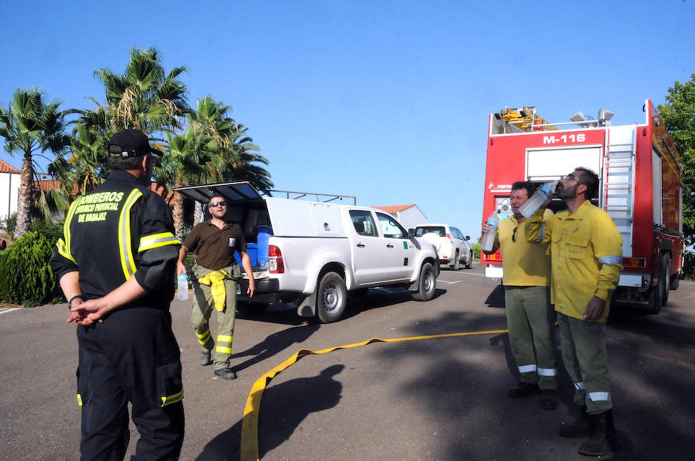 Estabilizado el incendio en Don Álvaro