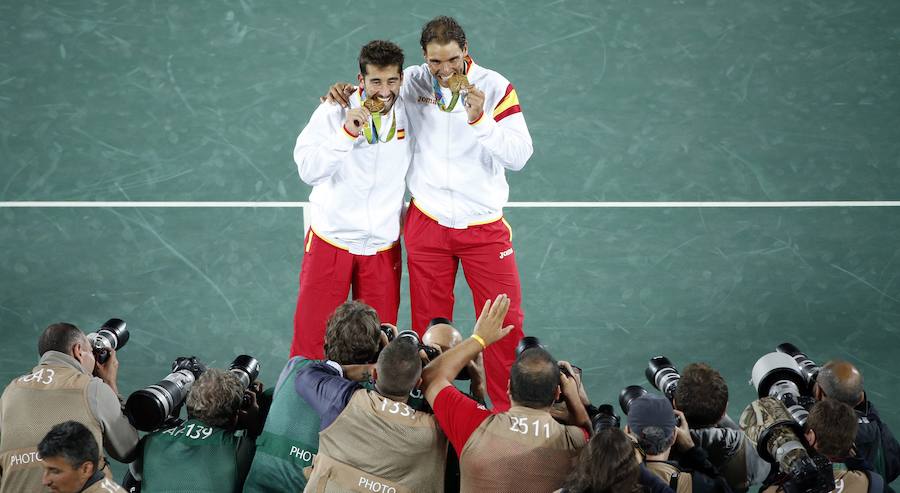 Rafael Nadal y Marc López son campeones olímpicos de dobles