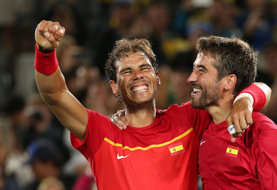 Rafael Nadal y Marc López son campeones olímpicos de dobles