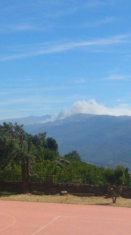 Incendio en el Valle del Jerte