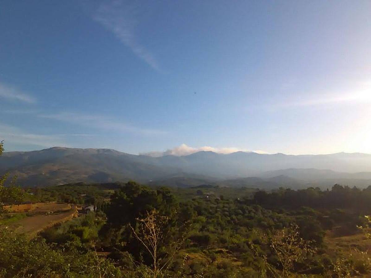 Incendio en el Valle del Jerte