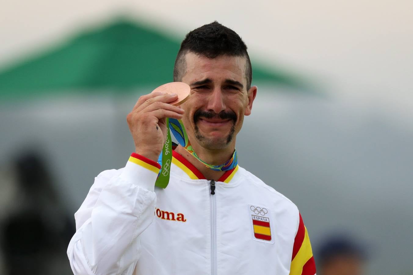 Domingo, 21 de agosto: Los Juegos Olímpicos de Río nos dejó oro, plata y bronces: Carlos Coloma consiguió la medalla de bronce en mountain bike. Fotografía: EFE