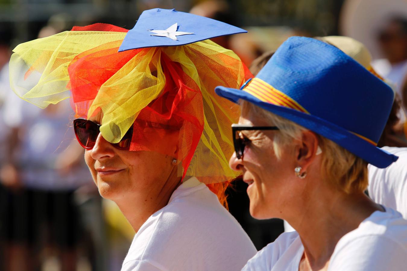 Domingo, 11 de septiembre: Celebración de la Diada en Cataluña. Fotografías: Agencias.