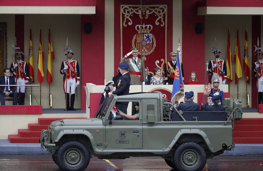 El primer desfile de la Fiesta Nacional con un Gobierno en funciones