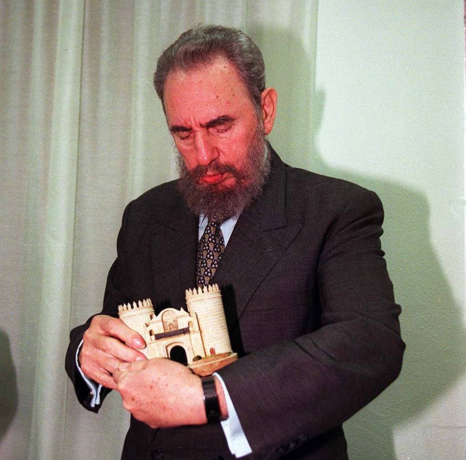 Visita de Fidel Castro a Extremadura