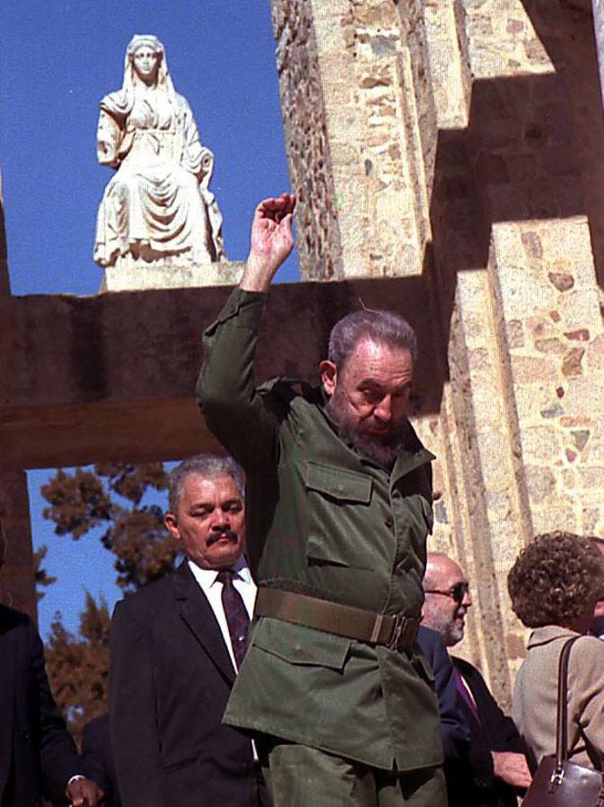 Visita de Fidel Castro a Extremadura