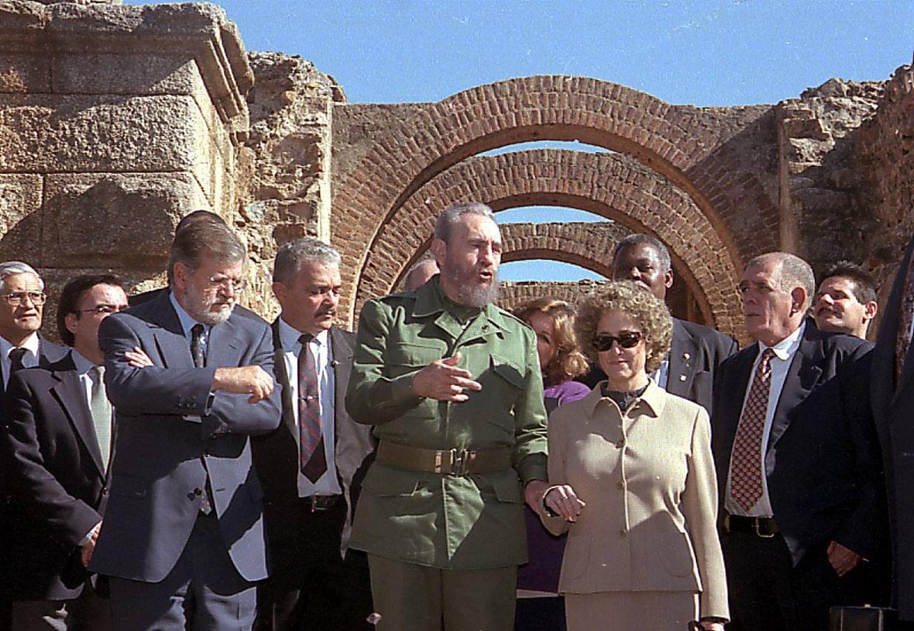 Visita de Fidel Castro a Extremadura