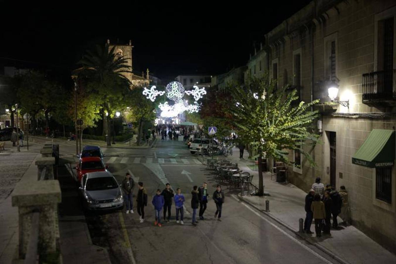 Encendido de las luces de Navidad en Cáceres