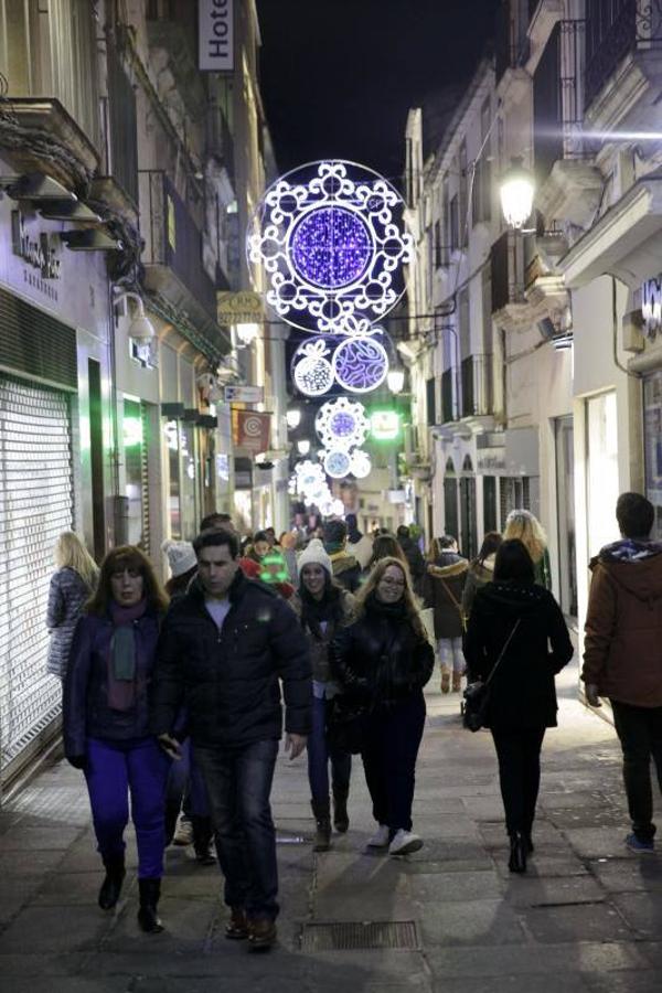 Encendido de las luces de Navidad en Cáceres