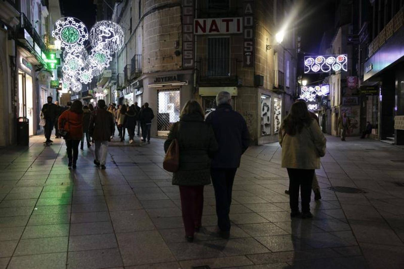 Encendido de las luces de Navidad en Cáceres