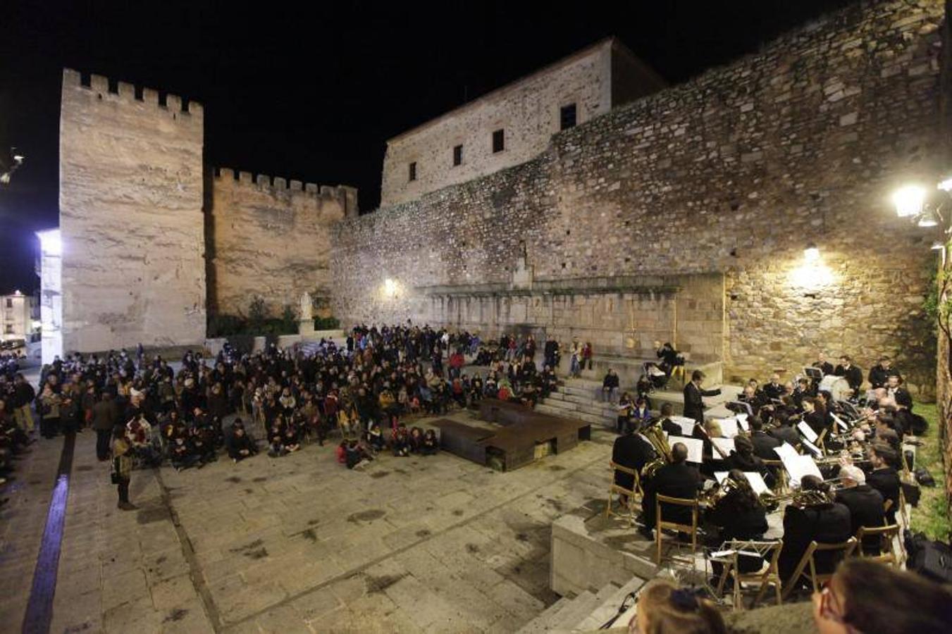 Encendido de las luces de Navidad en Cáceres