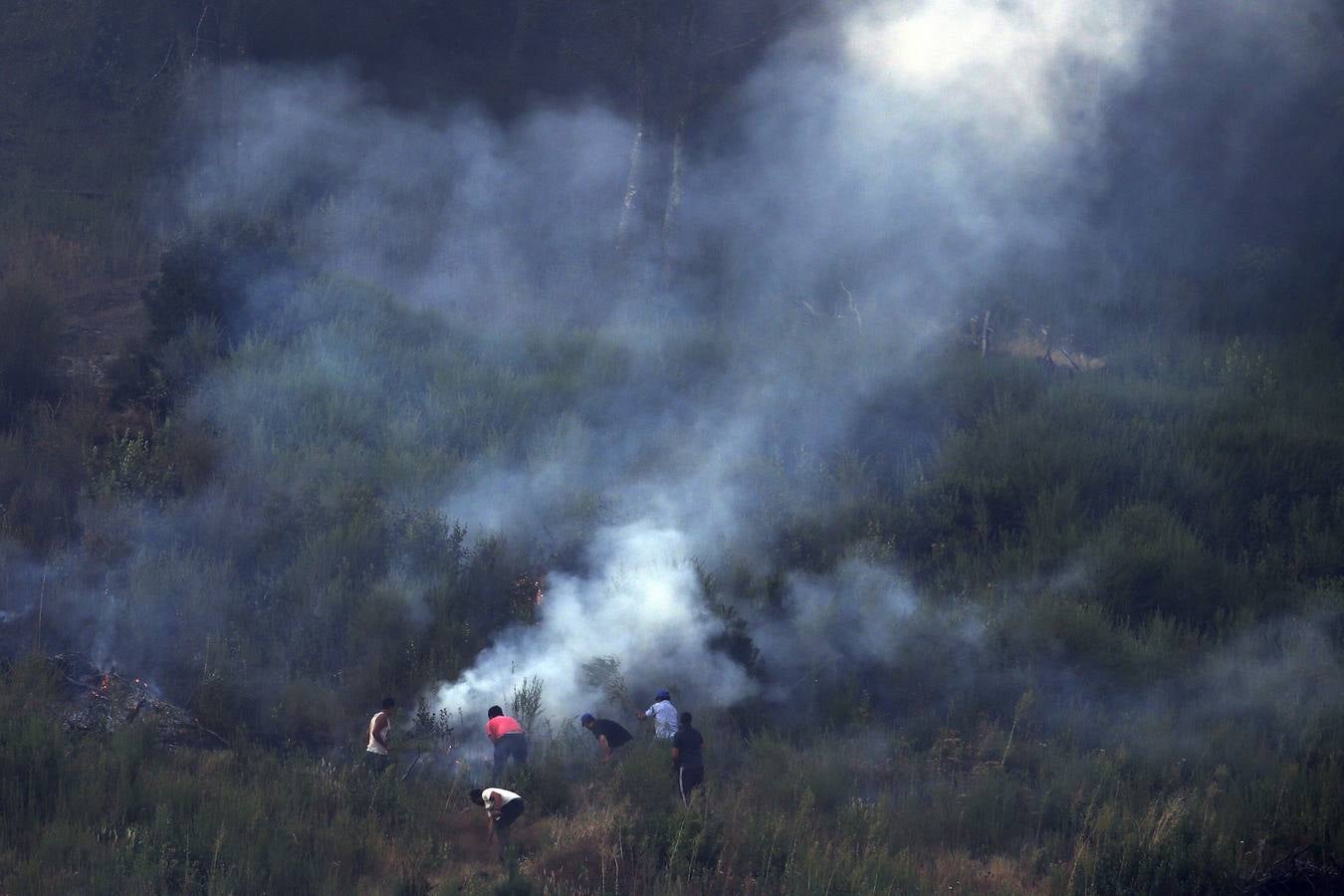 Evacúan a 4.000 personas por el incendio forestal en el sur de Chile