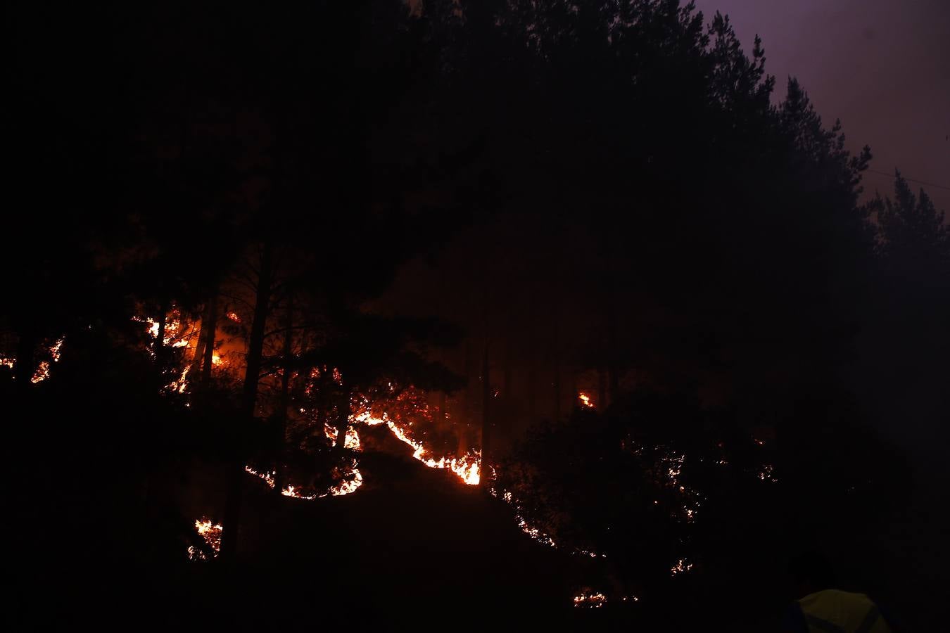 Evacúan a 4.000 personas por el incendio forestal en el sur de Chile