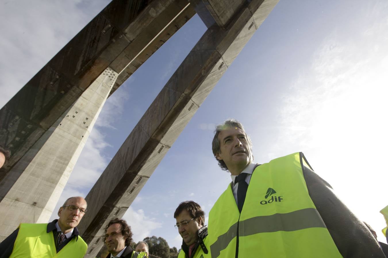 Visita del Ministro de Fomento, Íñigo de la Serna, visita las obras del AVE